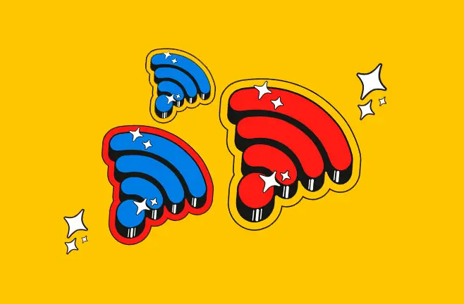 dibujo con el icono de la tarifa 30GB y fibra 1Gb de R