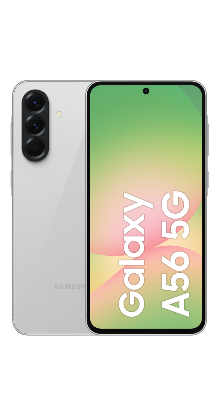 samsung galaxy a56 5g gris Frontback