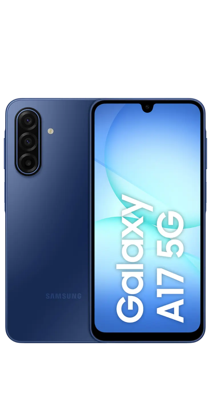 samsung galaxy a17 5g azul Frontback